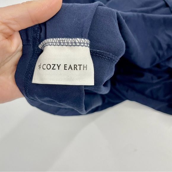 NWT COZY EARTH Navy Long Sleeve Bamboo Pajama Top Button Down Sleep Shirt‎ XXXL - Picture 12 of 14